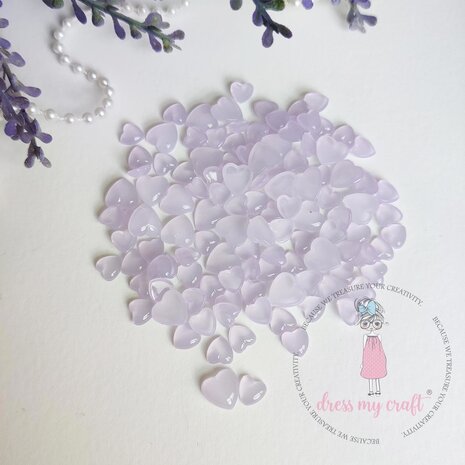 Dress My Craft Droplets Heart Pastel Lilac Assorted 8g (DMCFA5167) (OUTLET) Dress My Craft Droplets Heart Pastel Lilac Assorted 8g (DMCFA5167) (OUTLET)