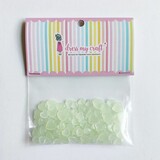 Dress My Craft Droplets Heart Pastel Green Assorted 8g (DMCFA5156) (OUTLET)