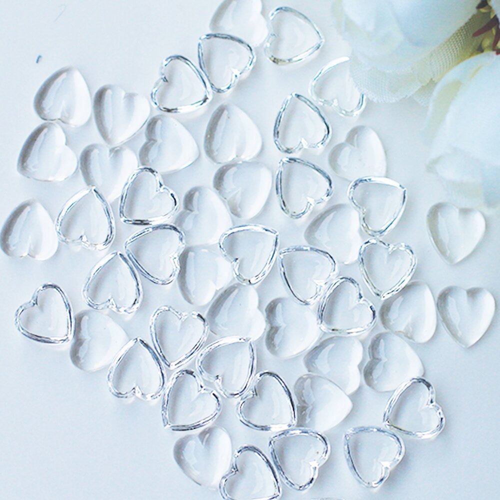 Dress My Craft Droplets Heart 3 (100pcs) (DMCFA4639) (OUTLET)
