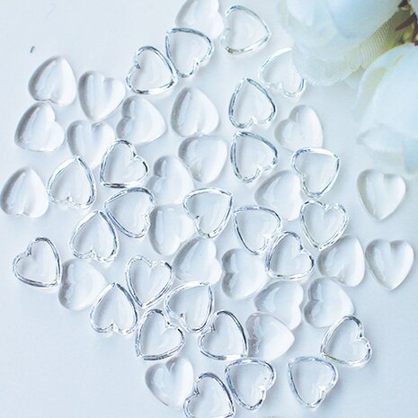 Dress My Craft Droplets Heart 3 (100pcs) (DMCFA4639) (OUTLET)