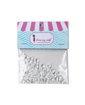 Dress My Craft Droplets Heart 2 (100pcs) (DMCFA4628) (OUTLET)