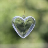 Dress My Craft Plastic Ball Heart 6.5cm (5pcs) (DMCFA4496) (OUTLET)