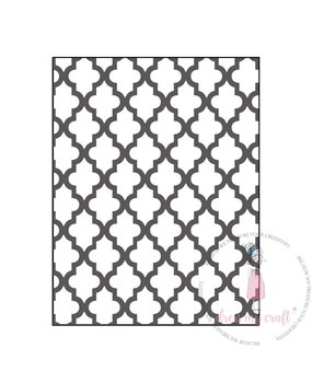 Dress My Craft Embossing Folder Lattic Pattern (DMCEF2280) (OUTLET)