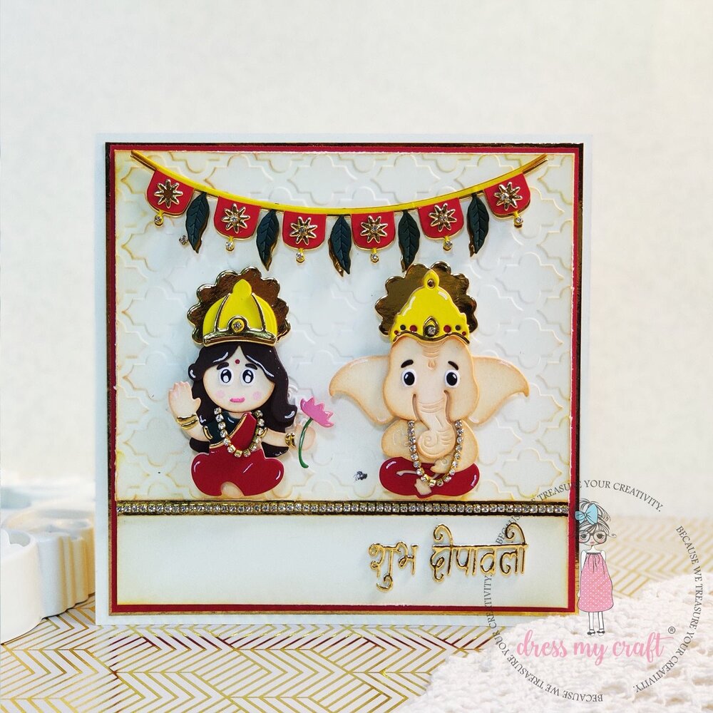 Dress My Craft Embossing Folder Lattic Pattern (DMCEF2280) (OUTLET)