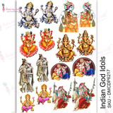 Dress My Craft Transfer Me Indian God Idols (DMCDP6217) (OUTLET)
