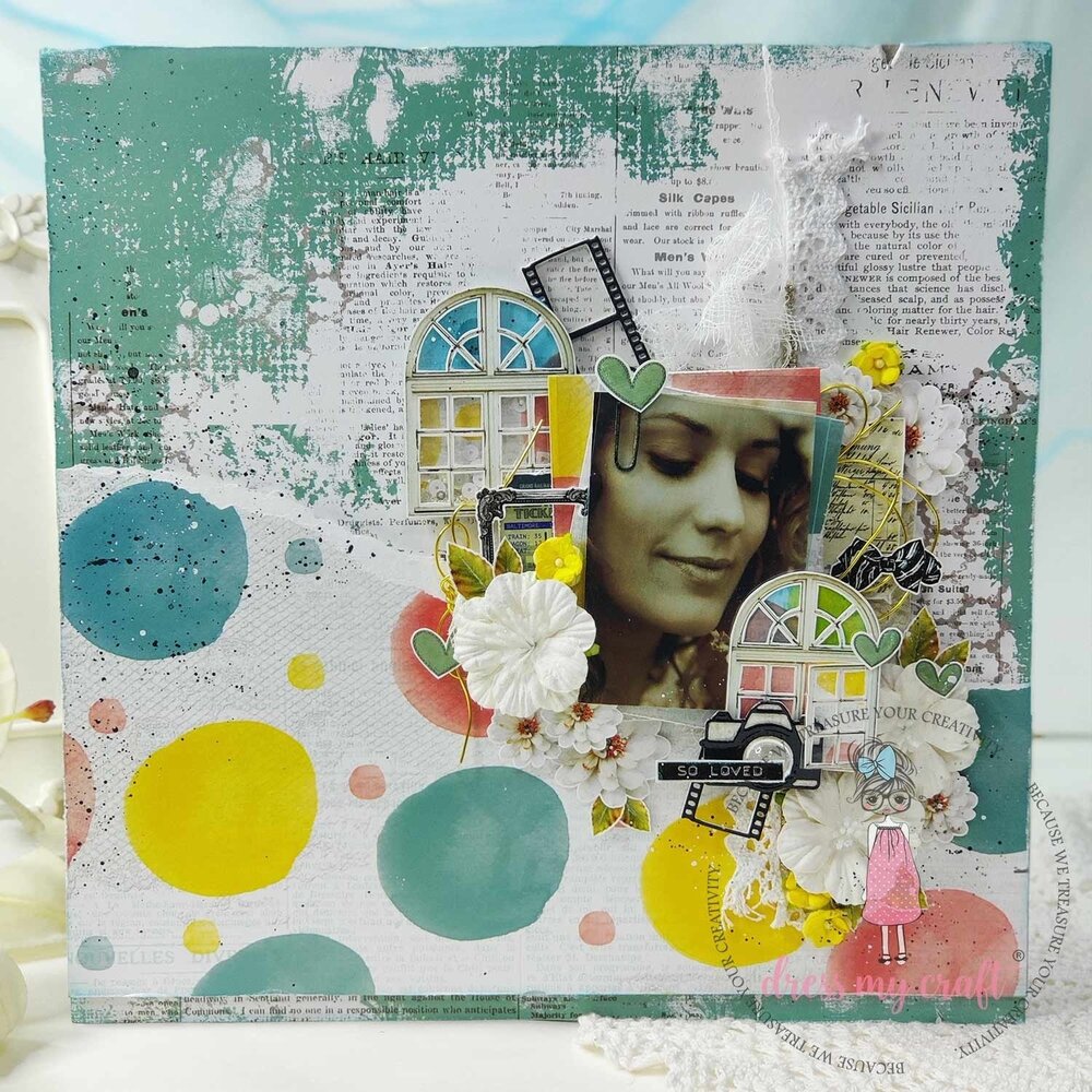 Dress My Craft Transfer Me Vintage Beauty #3 (DMCDP5722) (OUTLET)