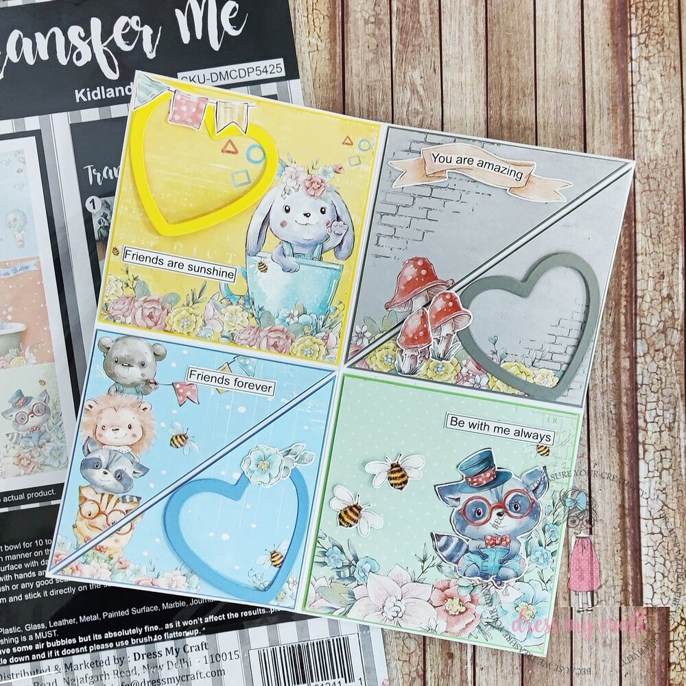 Dress My Craft Transfer Me Kidland Tiles (DMCDP5425) (OUTLET)