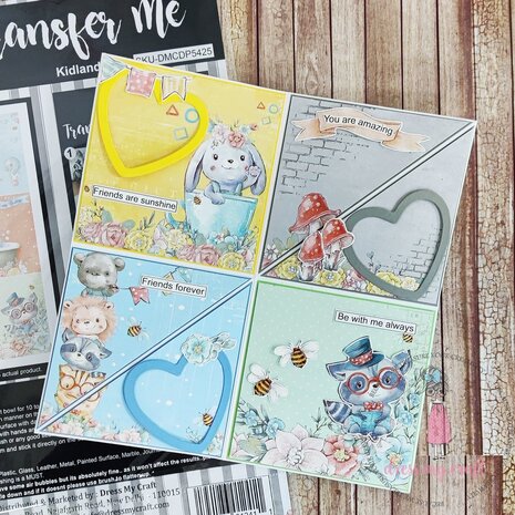 Dress My Craft Transfer Me Kidland Tiles (DMCDP5425) (OUTLET)