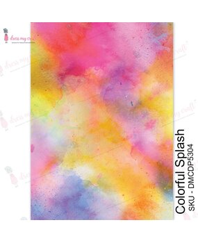 Dress My Craft Transfer Me Colorful Splash (DMCDP5304) (OUTLET)