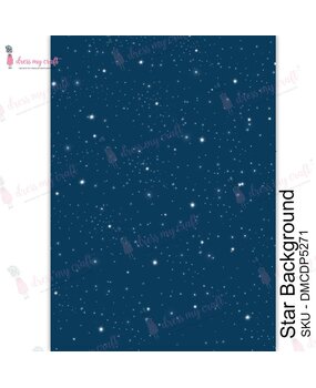 Dress My Craft Transfer Me Star Background (DMCDP5271) (OUTLET)