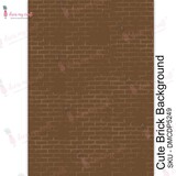 Dress My Craft Transfer Me Cute Brick Background (DMCDP5249) (OUTLET)