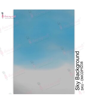 Dress My Craft Transfer Me Sky Background (DMCDP5238) (OUTLET)