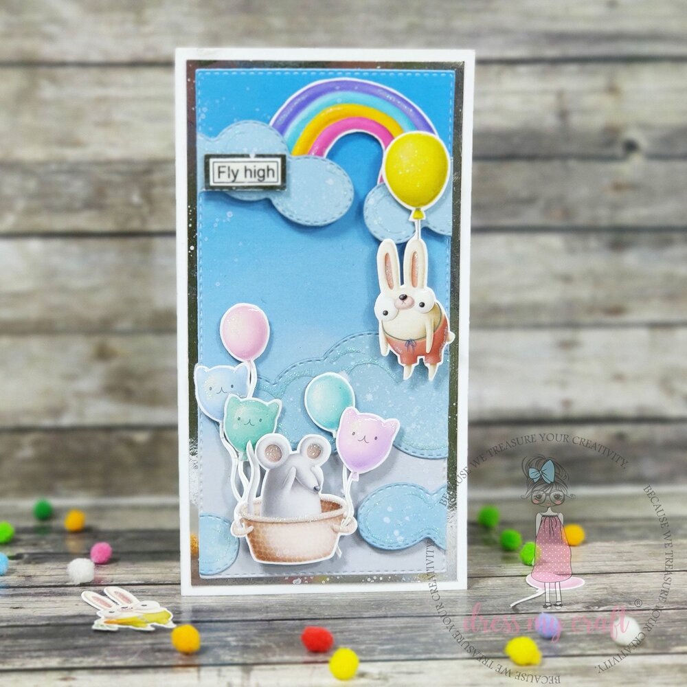 Dress My Craft Transfer Me Sky Background (DMCDP5238) (OUTLET) Dress My Craft Transfer Me Sky Background (DMCDP5238) (OUTLET)