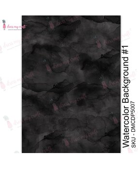 Dress My Craft Transfer Me Watercolor Background #1 (DMCDP5007) (OUTLET)