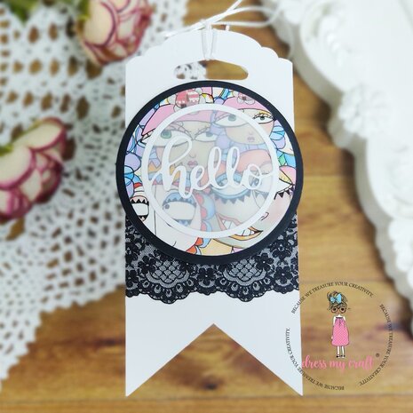 Dress My Craft Transfer Me Doodled Crowd (DMCDP4721) (OUTLET)