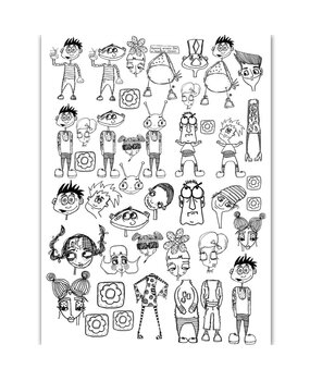 Dress My Craft Transfer Me Alien Characters (DMCDP4655) (OUTLET)