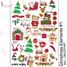 Dress My Craft Transfer Me Christmas Elements #1 (DMCDP3687) (OUTLET)