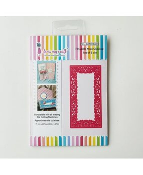 Dress My Craft Slimeline Die Flourish Mini (DMCD6809) (OUTLET)