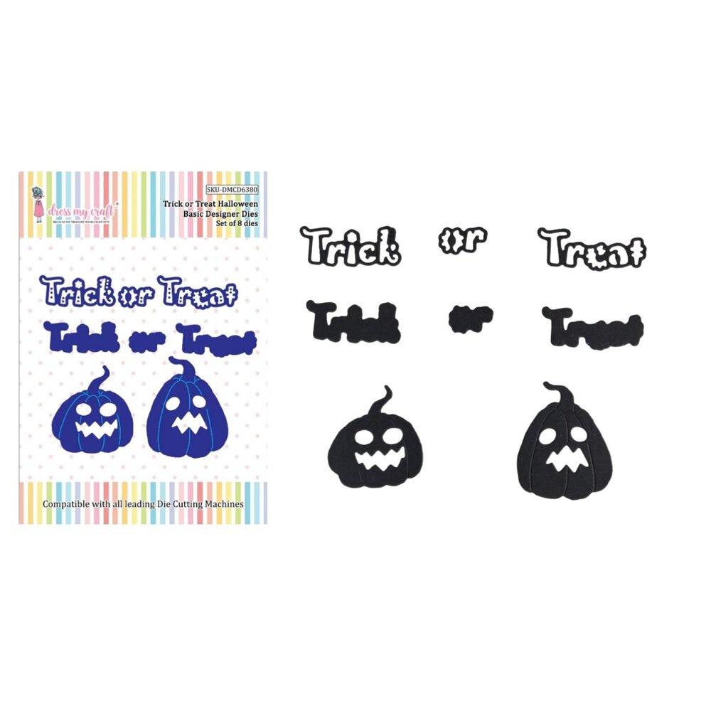Dress My Craft Cutting Die Basic Designer Trick Or Treat Halloween (DMCD6380) (OUTLET) Dress My Craft Cutting Die Basic Designer Trick Or Treat Halloween (DMCD6380) (OUTLET)