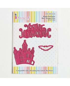 Dress My Craft Cutting Die Basic Designer Happy Halloween (DMCD6369) (OUTLET)