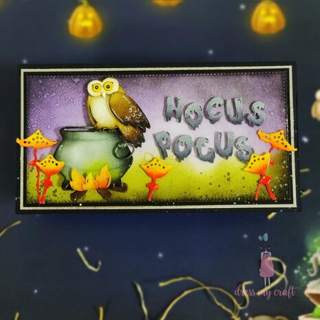 Dress My Craft Cutting Die Basic Designer Halloween Owl & Pot (DMCD6358) (OUTLET) Dress My Craft Cutting Die Basic Designer Halloween Owl & Pot (DMCD6358) (OUTLET)