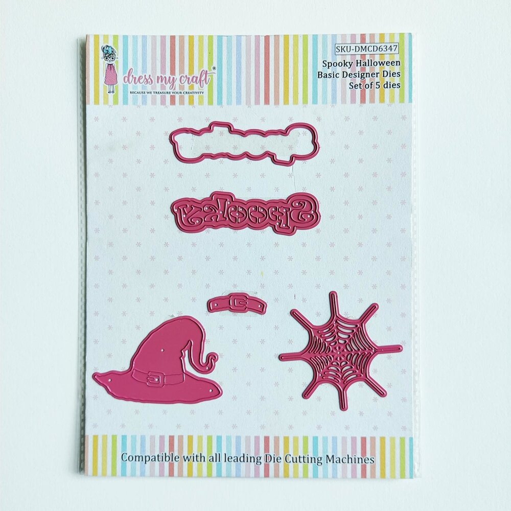 Dress My Craft Cutting Die Basic Designer Spooky Halloween (DMCD6347) (OUTLET)