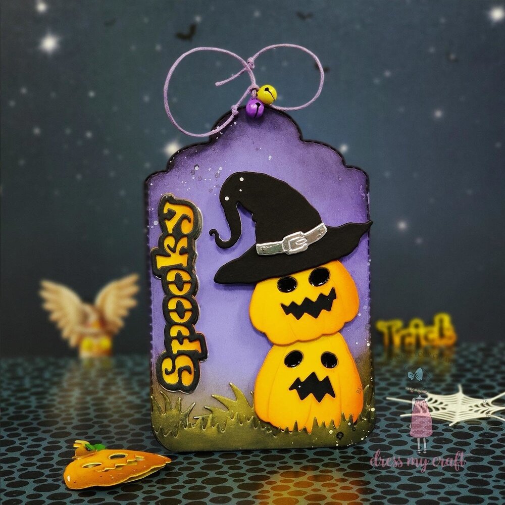 Dress My Craft Cutting Die Basic Designer Spooky Halloween (DMCD6347) (OUTLET)