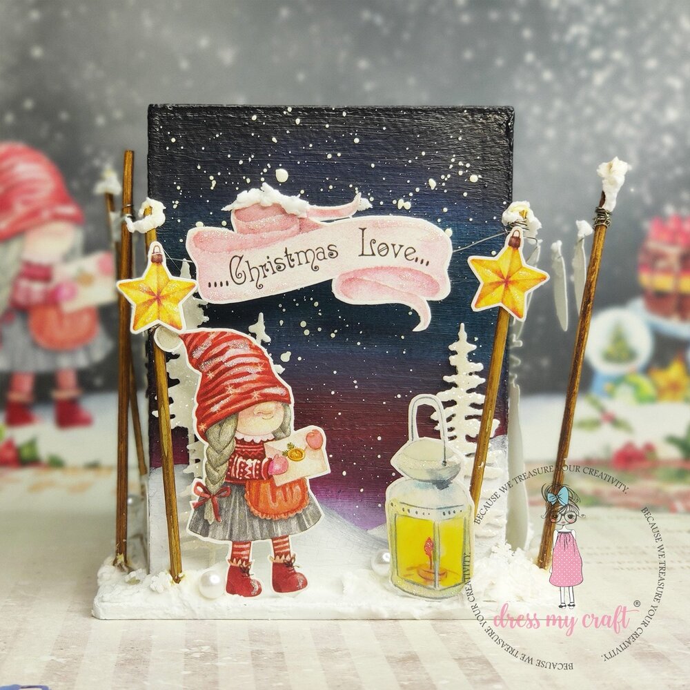 Dress My Craft Cutting Die Basic Designer House With Snow (DMCD5973) (OUTLET) Dress My Craft Cutting Die Basic Designer House With Snow (DMCD5973) (OUTLET)