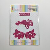 Dress My Craft Cutting Die Basic Designer Christmas With Leaves (DMCD5951) (OUTLET)