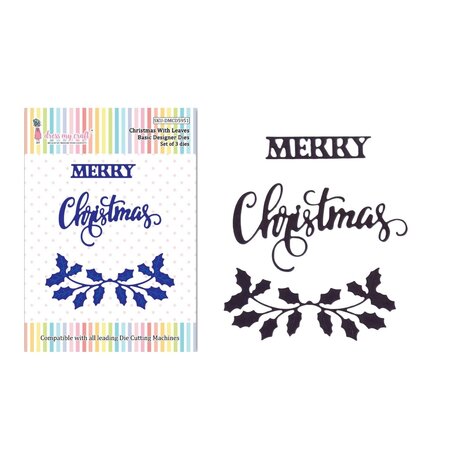 Dress My Craft Cutting Die Basic Designer Christmas With Leaves (DMCD5951) (OUTLET)