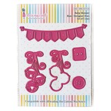 Dress My Craft Cutting Die Basic Designer Baby Shower (DMCD5918) (OUTLET)