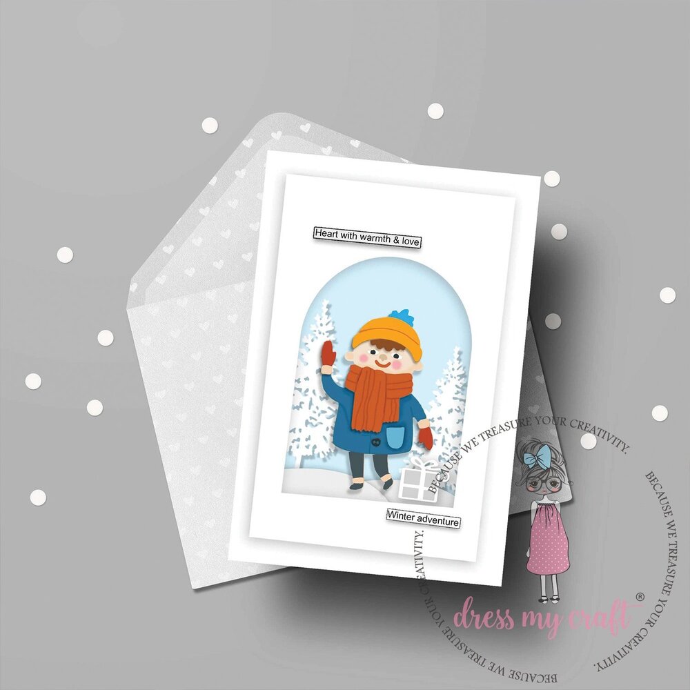 Dress My Craft Basic Designer Dies Winter Boy (DMCD5786) (OUTLET) Dress My Craft Basic Designer Dies Winter Boy (DMCD5786) (OUTLET)