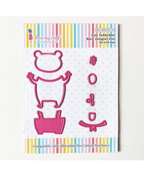 Dress My Craft Cutting Die Basic Designer Cute Teddy Bear (DMCD5742) (OUTLET)