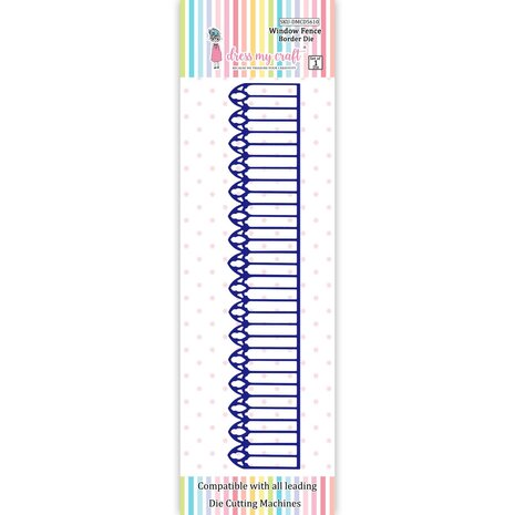 Dress My Craft Cutting Die Border Window Fence (DMCD5610) (OUTLET)