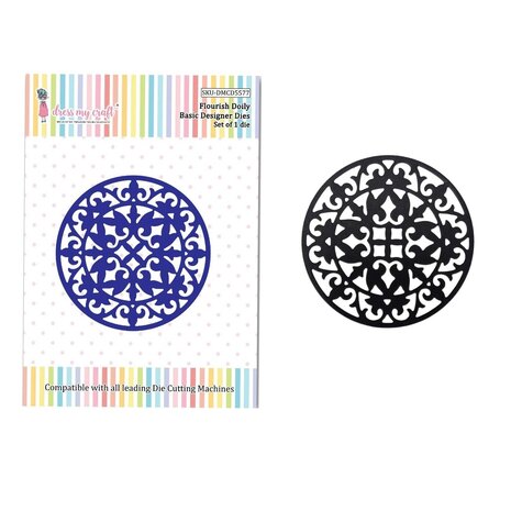 Dress My Craft Cutting Die Basic Designer Flourish Doily (DMCD5577) (OUTLET)