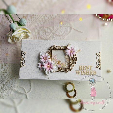 Dress My Craft Cutting Die Basic Designer Delicate Square (DMCD5434) (OUTLET)