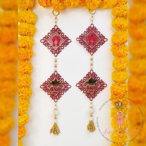 Dress My Craft Cutting Die Basic Designer Lacey Square Frame (DMCD5423) (OUTLET)