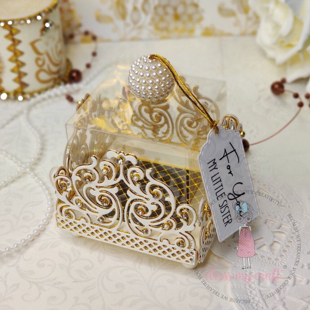 Dress My Craft Cutting Die Border Elegant Lace (DMCD5401) (OUTLET)