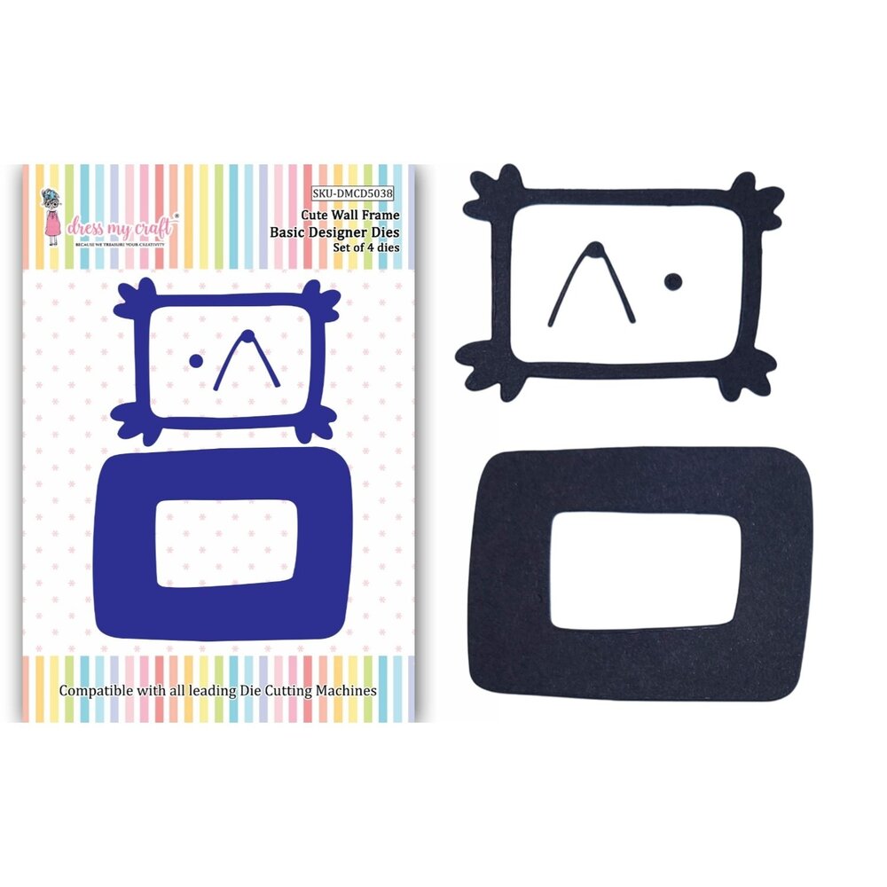 Dress My Craft Cutting Die Basic Designer Cute Wall Frame (DMCD5038) (OUTLET) Dress My Craft Cutting Die Basic Designer Cute Wall Frame (DMCD5038) (OUTLET)