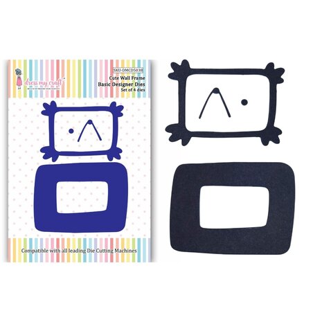 Dress My Craft Cutting Die Basic Designer Cute Wall Frame (DMCD5038) (OUTLET) Dress My Craft Cutting Die Basic Designer Cute Wall Frame (DMCD5038) (OUTLET)