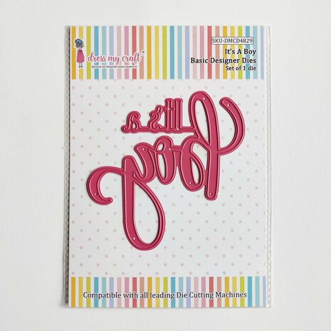 Dress My Craft Cutting Die Basic Designer It's A Boy (DMCD4829) (OUTLET)