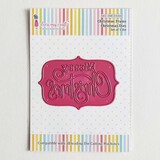 Dress My Craft Cutting Die Christmas Christmas Frame (DMCD4400) (OUTLET)
