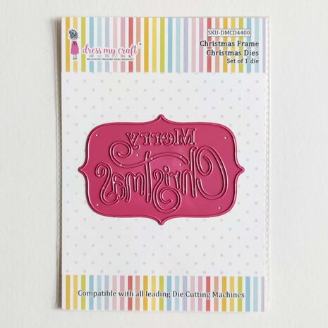 Dress My Craft Cutting Die Christmas Christmas Frame (DMCD4400) (OUTLET) Dress My Craft Cutting Die Christmas Christmas Frame (DMCD4400) (OUTLET)