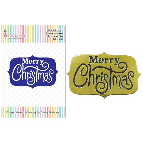 Dress My Craft Cutting Die Christmas Christmas Frame (DMCD4400) (OUTLET) Dress My Craft Cutting Die Christmas Christmas Frame (DMCD4400) (OUTLET)
