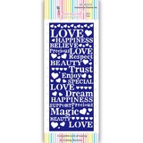 Dress My Craft Cutting Die Slimline Sentiments (DMCD4279) (OUTLET)