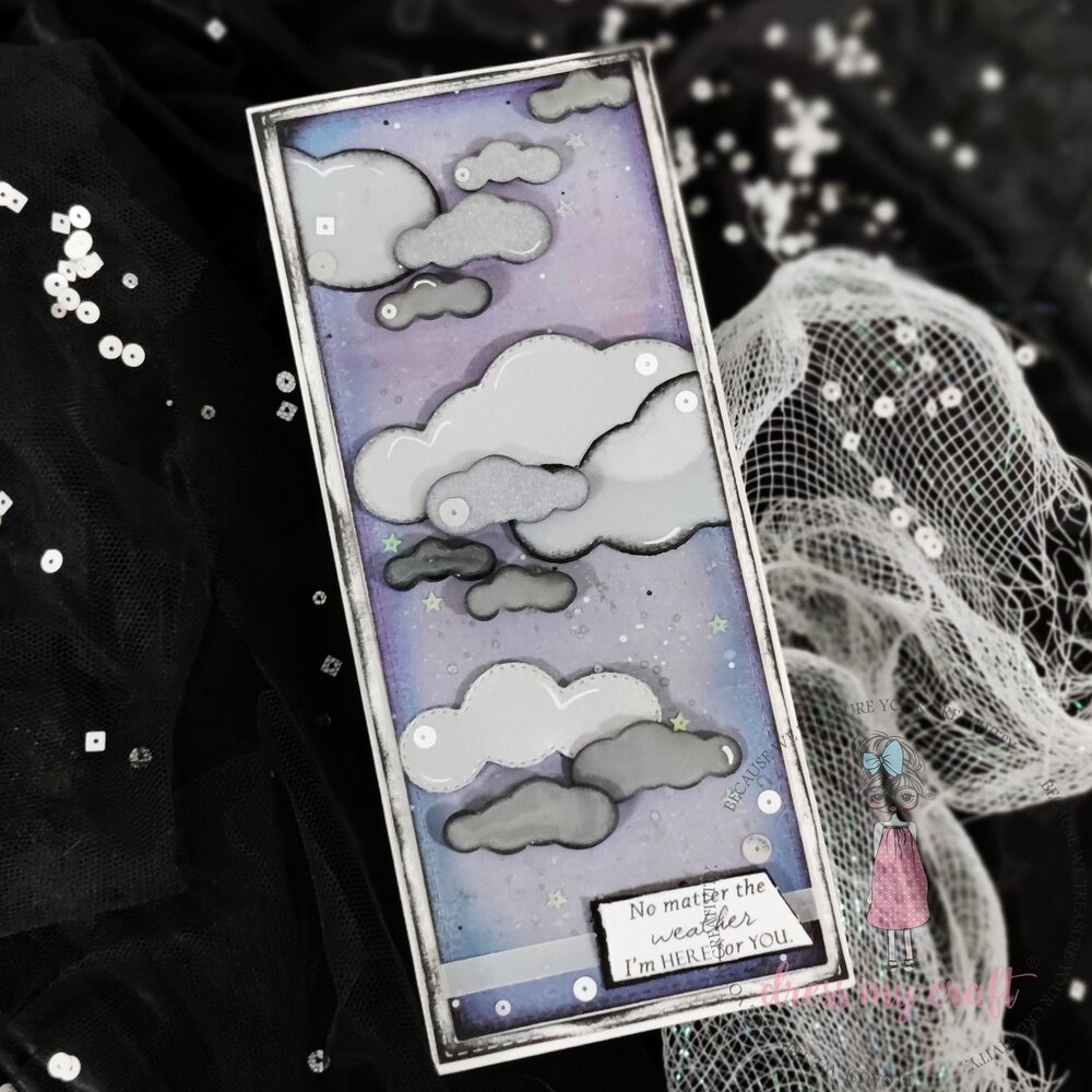 Dress My Craft Cutting Die Slimline Stitched (DMCD4235) (OUTLET)