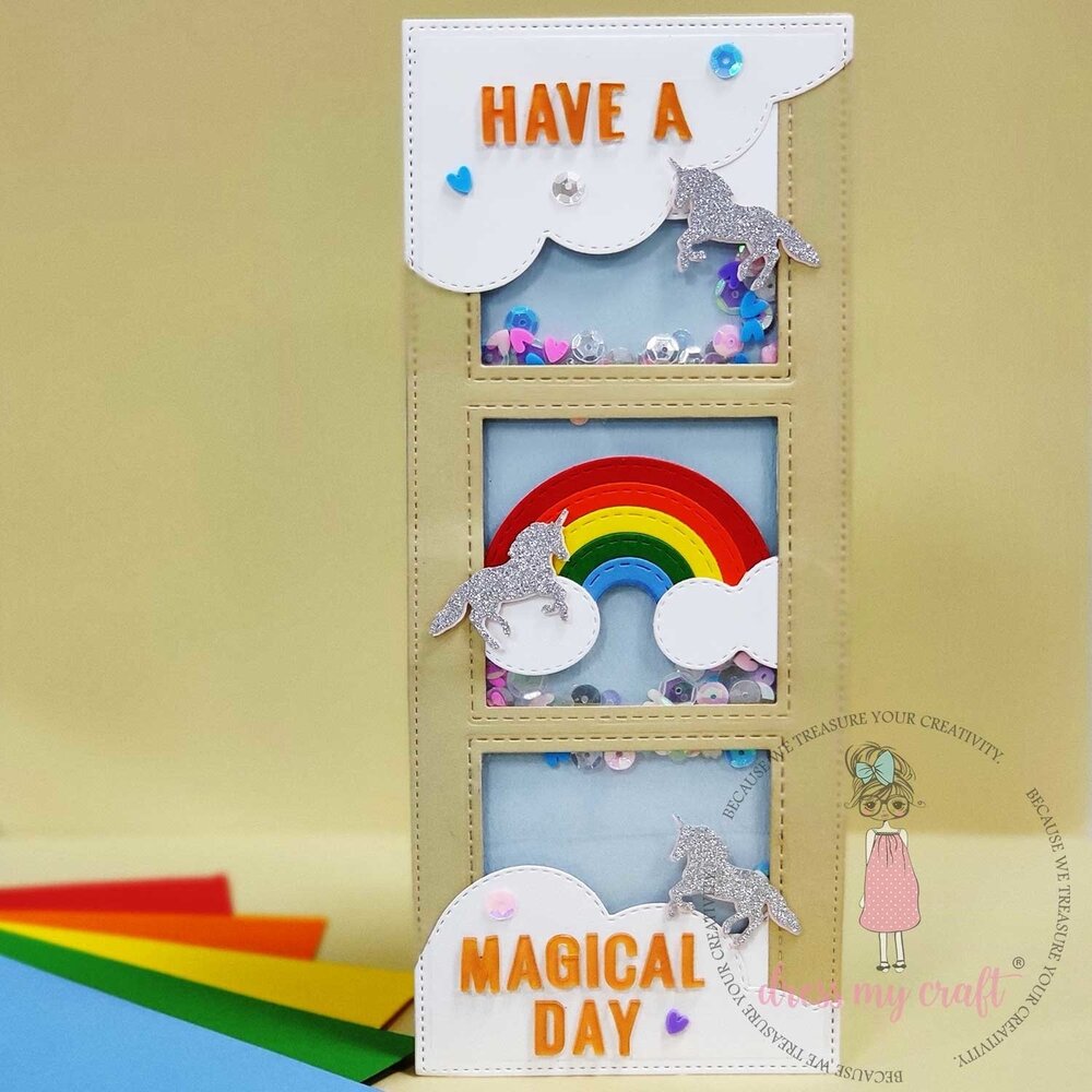 Dress My Craft Cutting Die Slimline Stitched (DMCD4235) (OUTLET)