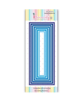 Dress My Craft Cutting Die Slimline Dotted (DMCD4213) (OUTLET)