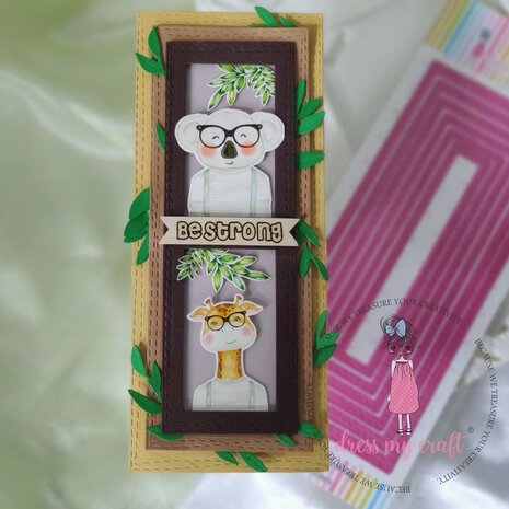 Dress My Craft Cutting Die Slimline Rough Stitched (DMCD4191) (OUTLET) Dress My Craft Cutting Die Slimline Rough Stitched (DMCD4191) (OUTLET)