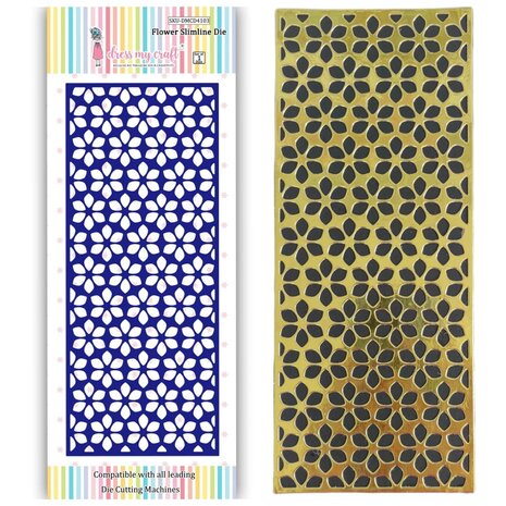 Dress My Craft Cutting Die Slimline Flower (DMCD4103) (OUTLET) Dress My Craft Cutting Die Slimline Flower (DMCD4103) (OUTLET)